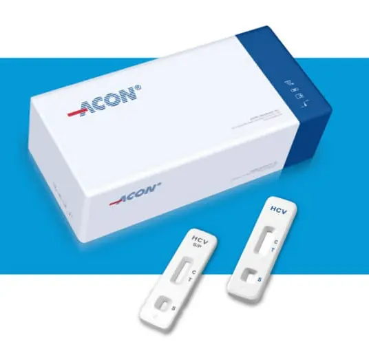 Que thử xét nghiệm định tính kháng thể kháng HCV [HCV Rapid Test Strip (Serum/Plasma/Whole Blood)] (Hộp 50 test)
