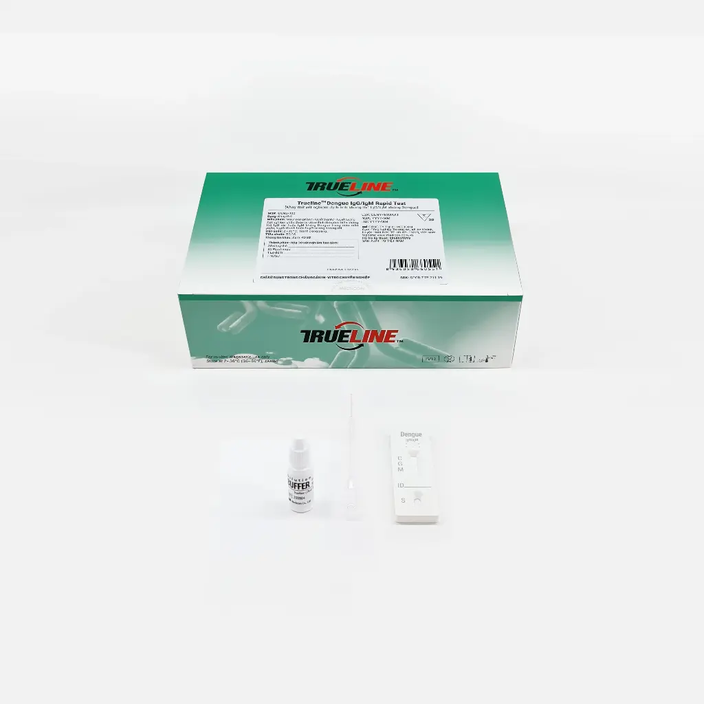 Khay thử xét nghiệm định tính kháng thể IgM, IgG kháng Dengue [Trueline™ Dengue IgG/IgM Rapid Test]