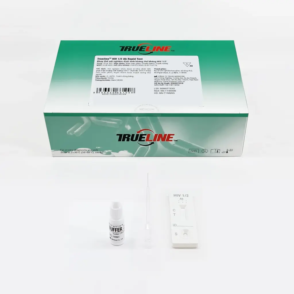 Trueline™ HIV 1/2 Ab Rapid Test (Hộp 40 Test)