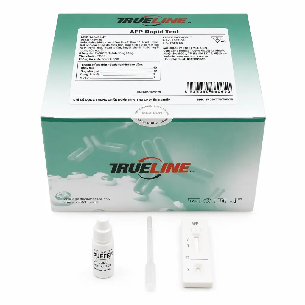 Khay thử xét nghiệm định tính AFP [Trueline™ AFP Rapid Test]