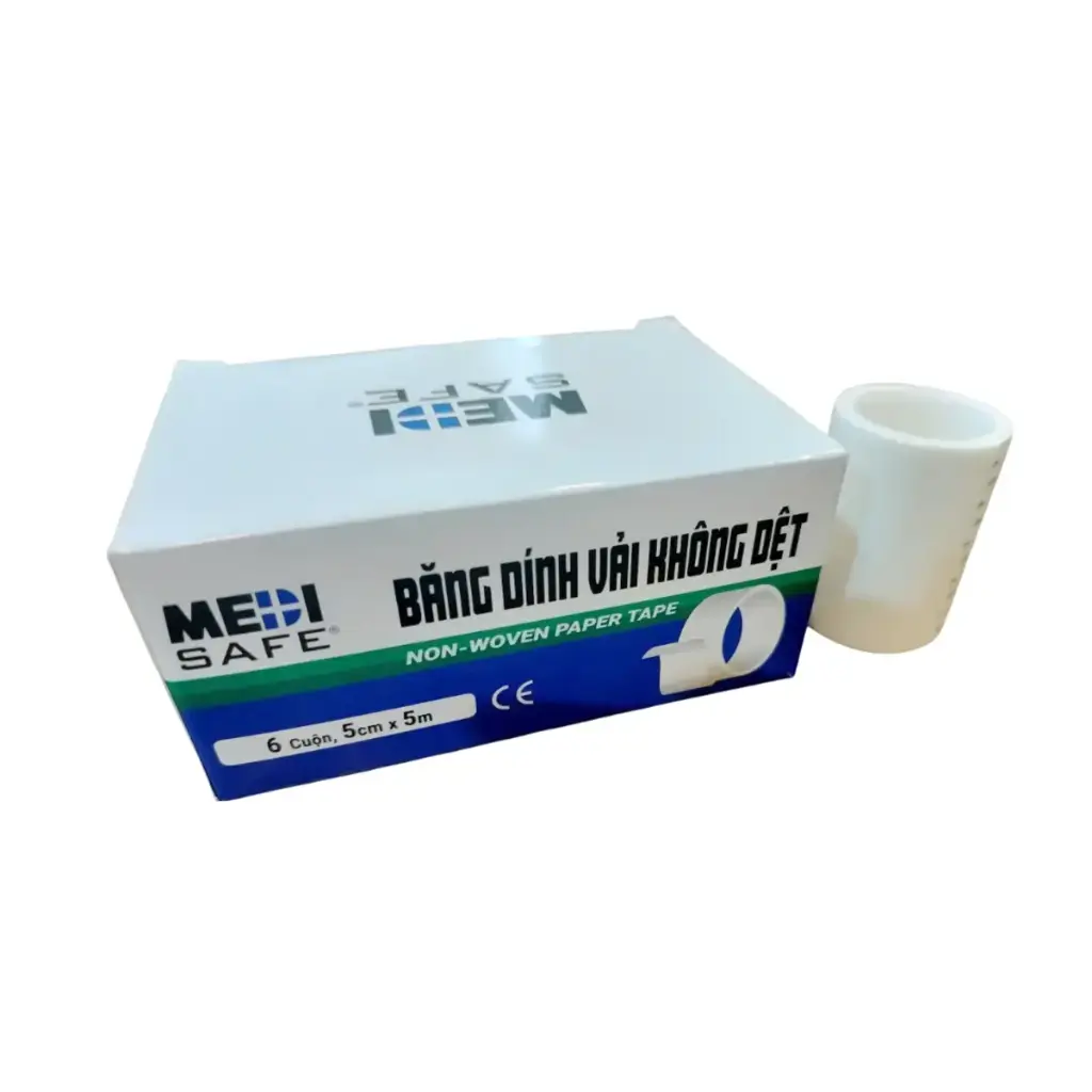Băng dính vải không dệt [Medisafe® Non Woven Paper Tape]