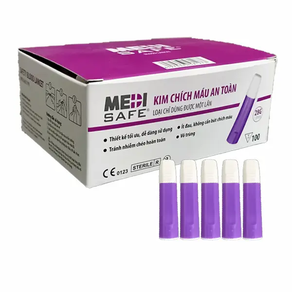 Kim chích máu an toàn [Medisafe® Blood Lancet]