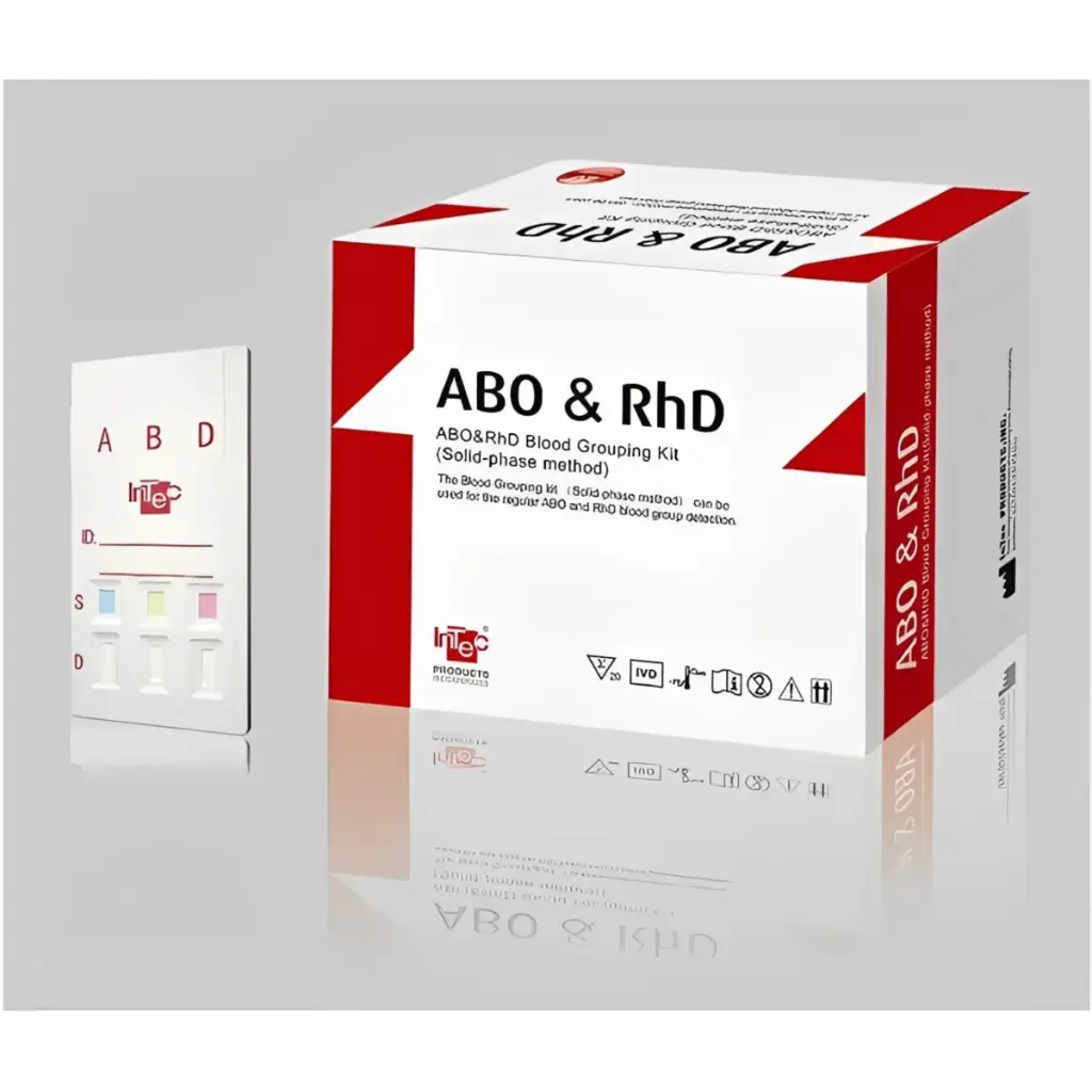 Khay thử xét nghiệm định tính hệ nhóm máu ABO và RhD