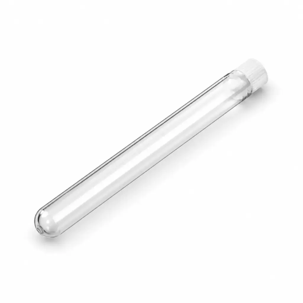 Ống nghiệm nhựa PS 16x100mm, nút trắng [Medisure™ Test tube PS 16x100mm, white plug]