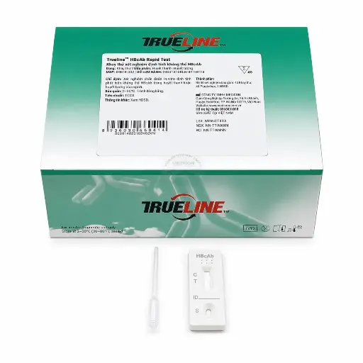 [IHBCB-302] Khay thử xét nghiệm định tính kháng thể HBcAb [Trueline™ HBcAb Rapid Test] (Hộp 40)