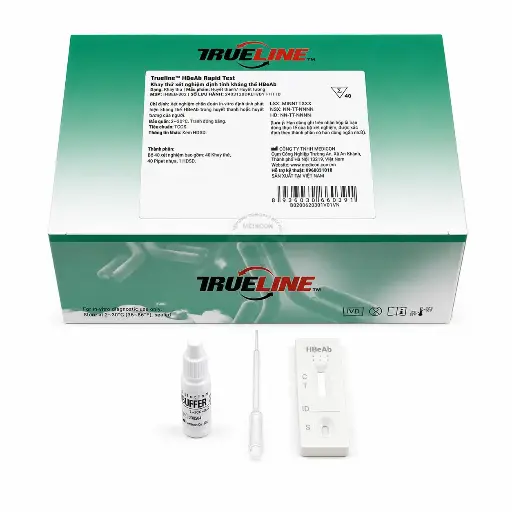 [IHBEB-302] Khay thử xét nghiệm định tính kháng thể HBeAb [Trueline™ HBeAb Rapid Test] (Hộp 40)