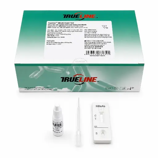 [IHBSB-302] Khay thử xét nghiệm định tính kháng thể HBsAb [Trueline™ HBsAb Rapid Test] (Hộp 40)