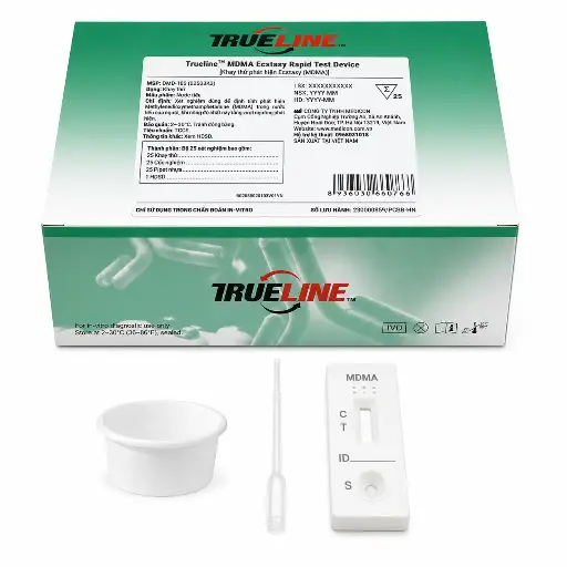 Khay thử xét nghiệm định tính Ecstasy [Trueline™ MDMA Ecstasy Rapid Test Device]