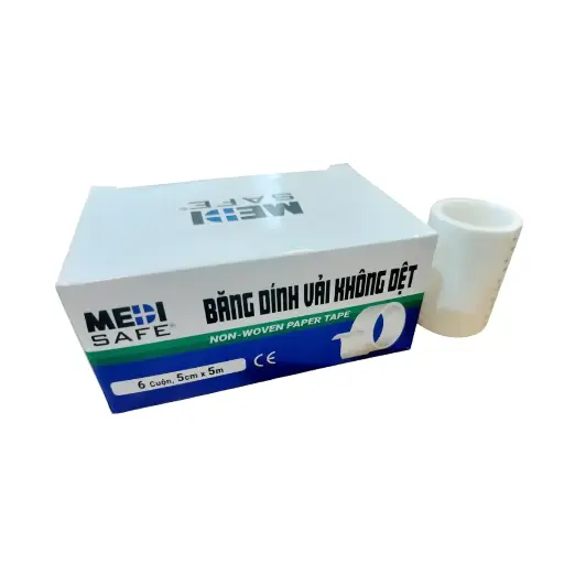 Băng dính vải không dệt [Medisafe® Non Woven Paper Tape]
