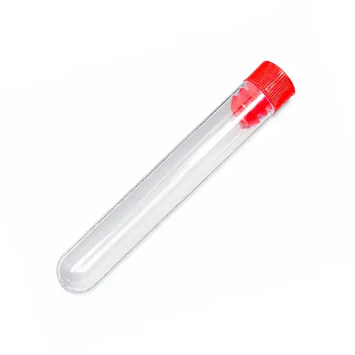 [PFA0050606] Ống nghiệm nhựa PS 16x100mm, nút đỏ [Medisure™ Test tube PS 16x100mm, red plug] (Túi 200)