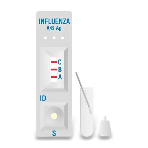 [R0187C] Khay thử xét nghiệm định tính kháng nguyên Influenza A, Influenza B (OnSite Influenza A/B Ag Rapid Test) (Hộp 20)