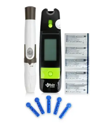 [TD4265-B3] Bộ máy tiểu đường Uright TD 4265-1 gồm: 1 Máy ; 25 que thử tiểu đường; 25 kim chích máu