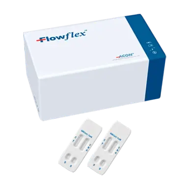 [L031-12075] Khay thử xét nghiệm định tính và phân biệt kháng nguyên SARS-CoV-2, Influenza A, Influenza B (Flowflex™ SARS-CoV-2 & Influenza A/B Ag Combo Rapid Test) (Box 25)
